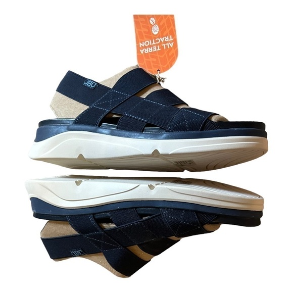 JBU by Jambu Ava Wedge Sandal in navy - Picture 7 of 12